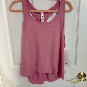 Lululemon Athletica Pink Ribbed Tank